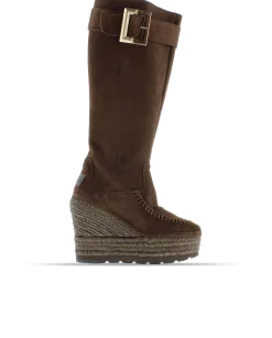 Bota alta en serraje testa Tilo 7