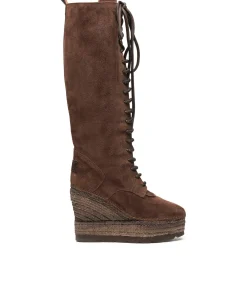 Bota alta en serraje testa Tilo 7