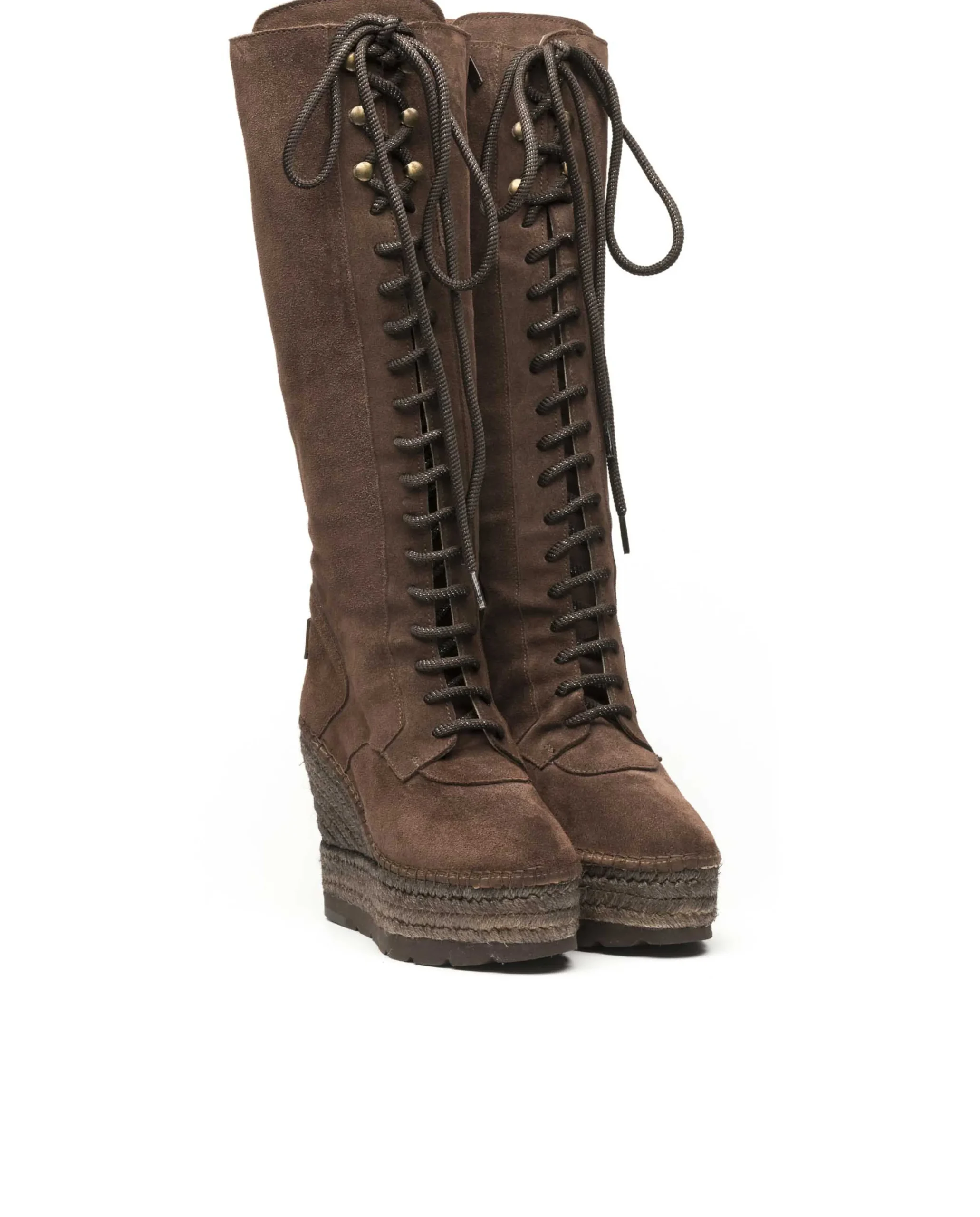 Bota alta en serraje testa Tilo 7