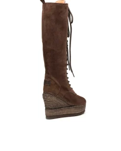 Bota alta en serraje testa Tilo 7