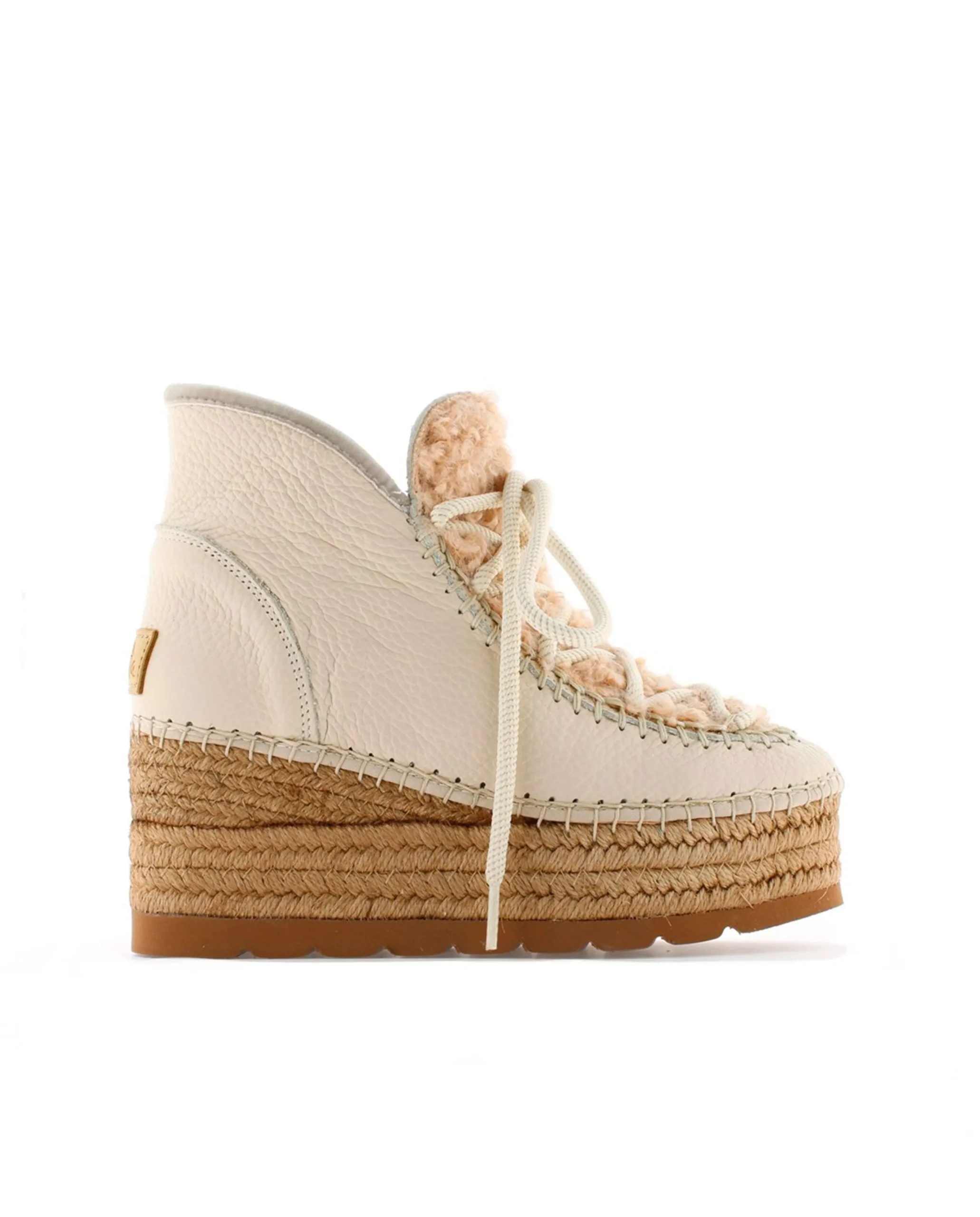 Bota baja borreguito en napa hielo Creta