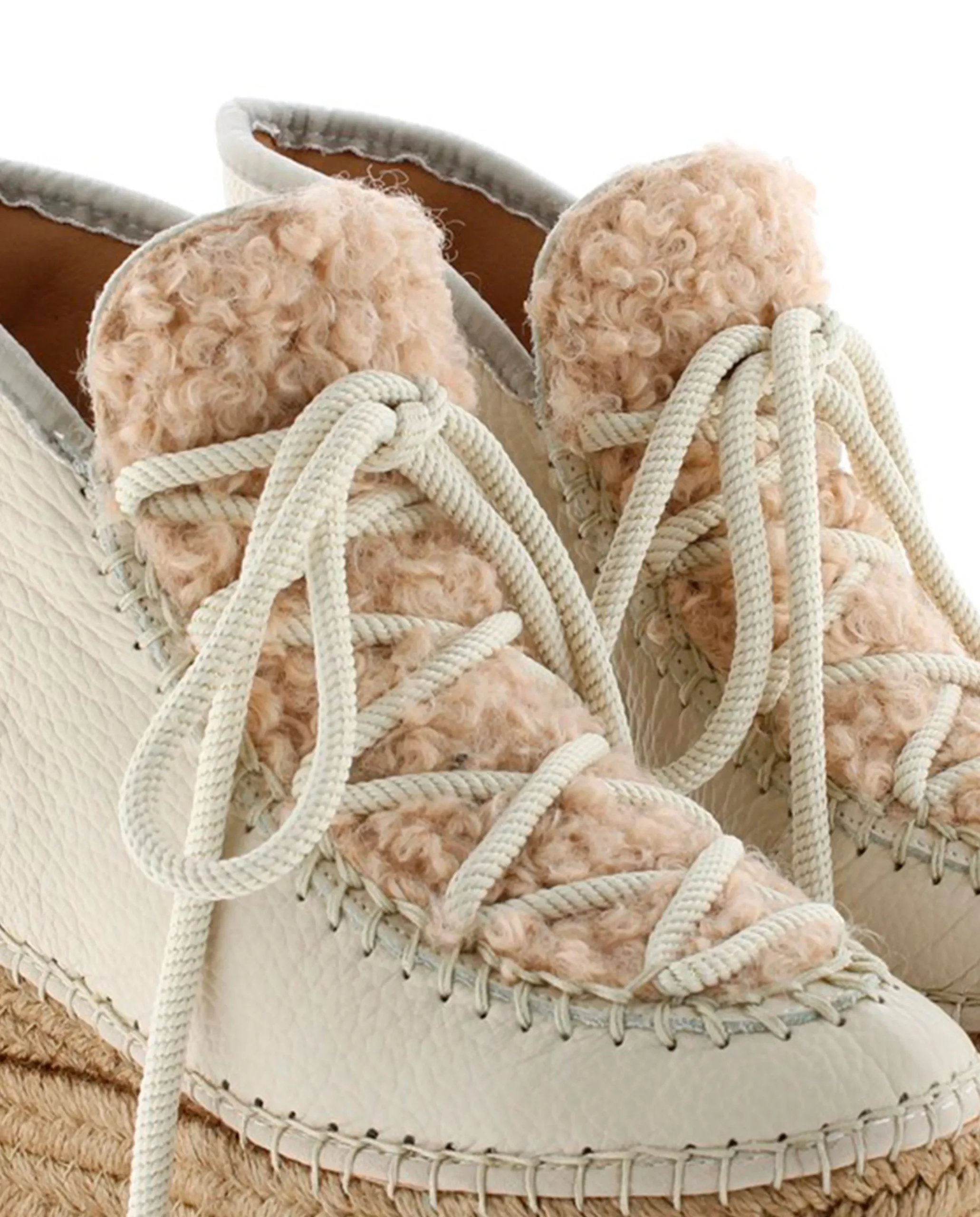 Bota baja borreguito en napa hielo Creta