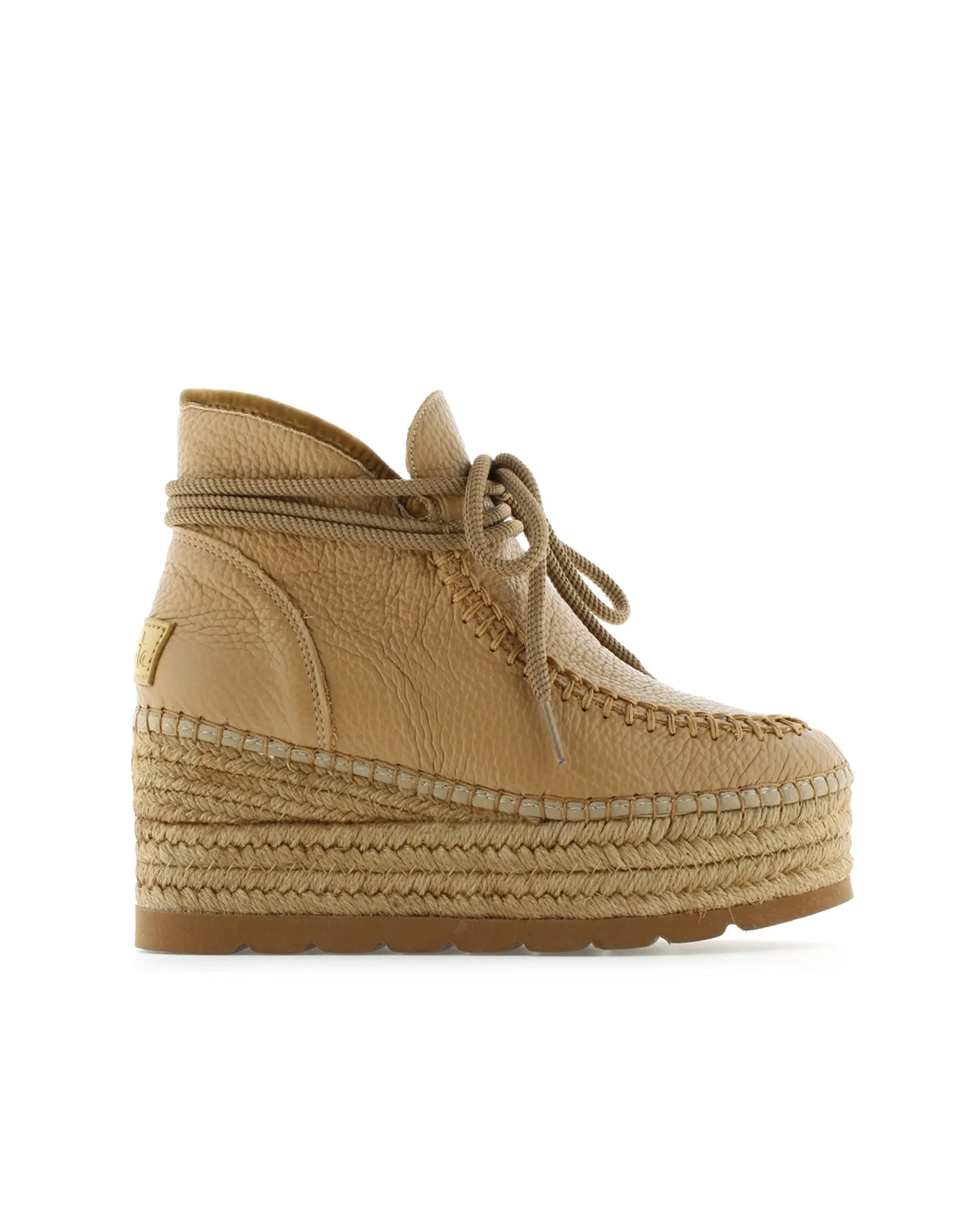 Bota baja en napa camel Creta