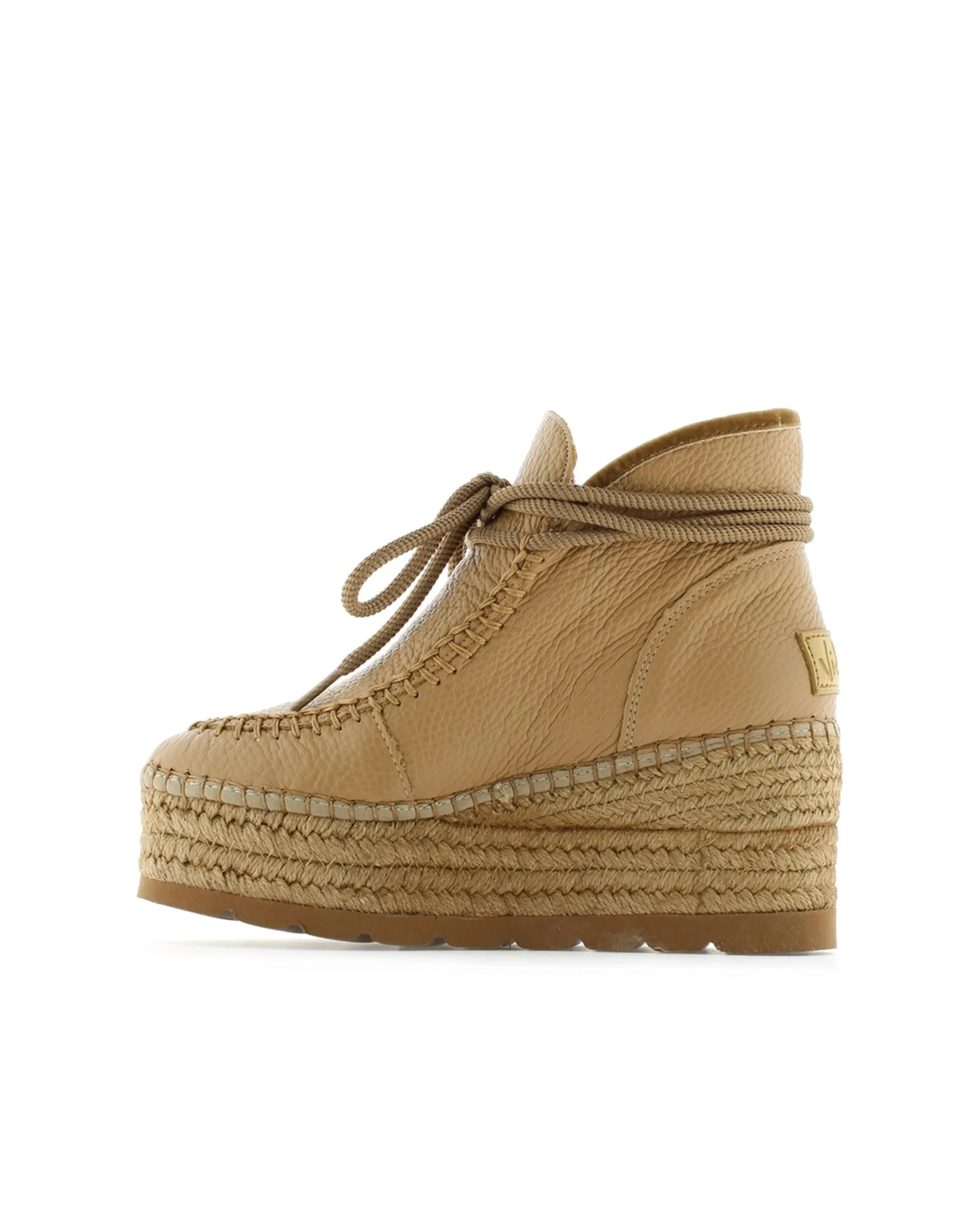 Bota baja en napa camel Creta