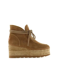 Bota baja en serraje cuero Creta