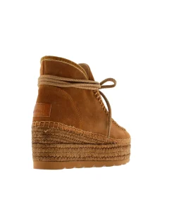 Bota baja serraje cuero oscuro Creta