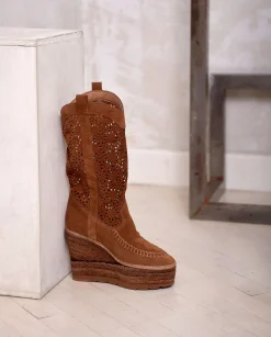 Bota calada en serraje cuero Tilo 7