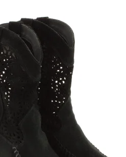 Bota calada en serraje negro Tilo 5