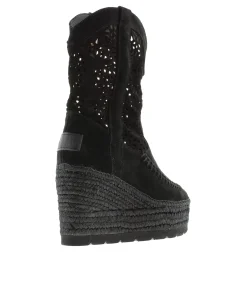 Bota calada en serraje negro Tilo 5