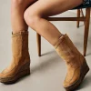 Bota Cowboy en serraje camel Tilo 7