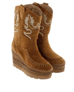 Bota Cowboy en serraje cuero Tilo 5