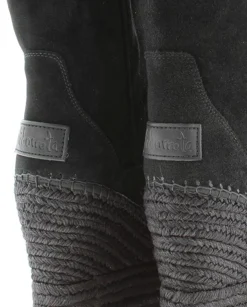 Bota Cowboy en serraje negro Tilo 7