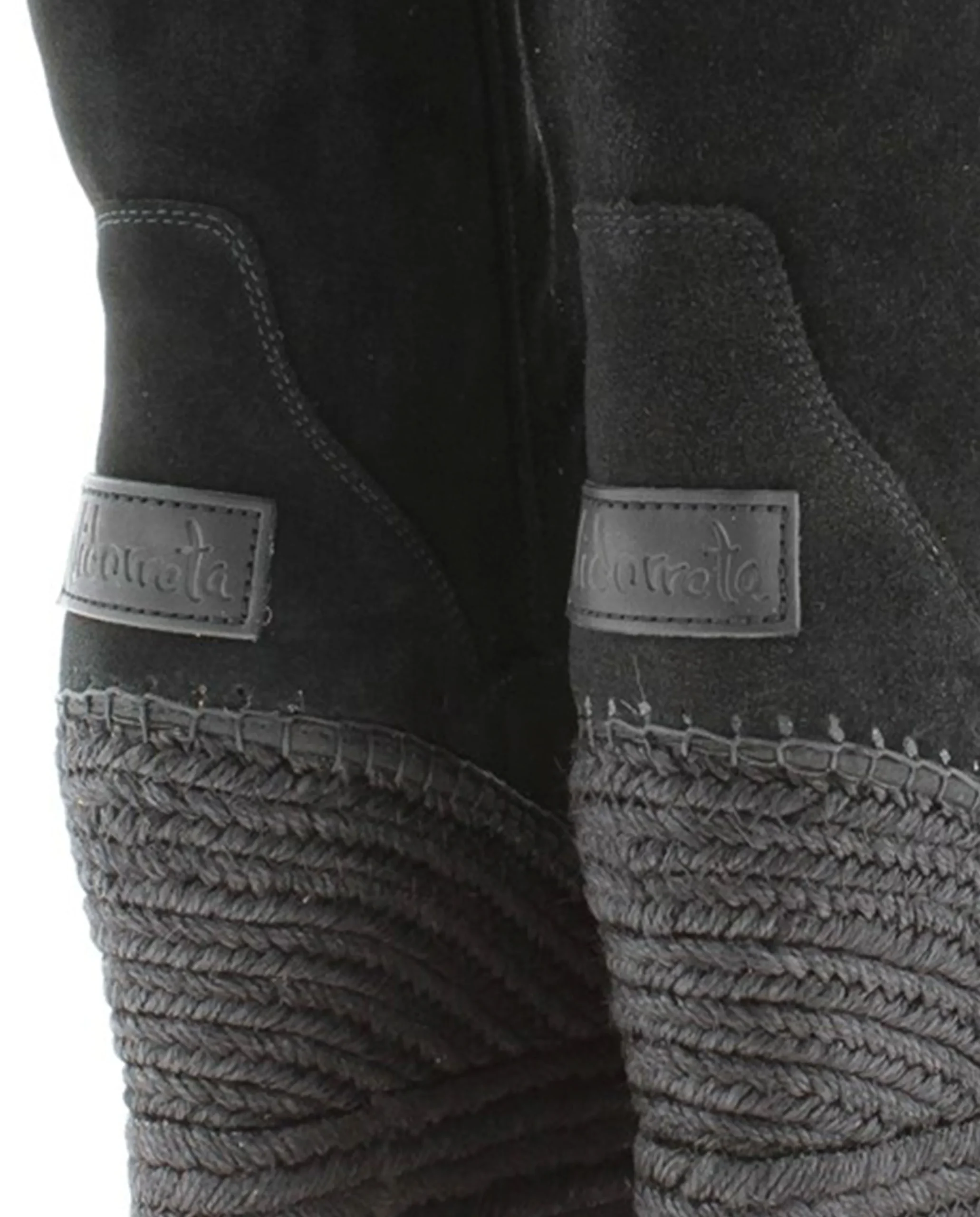 Bota Cowboy en serraje negro Tilo 7