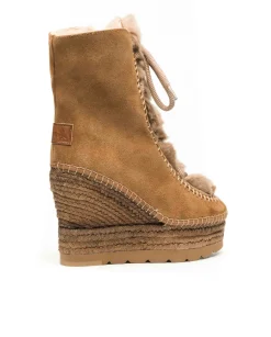 Bota de pelo en serraje cuero Tilo 7