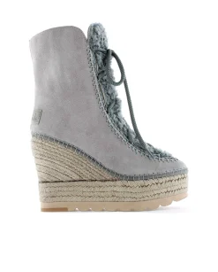 Botin borreguito en serraje gris Tilo 7