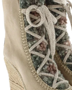 Botin borreguito en serraje arena Tilo 7