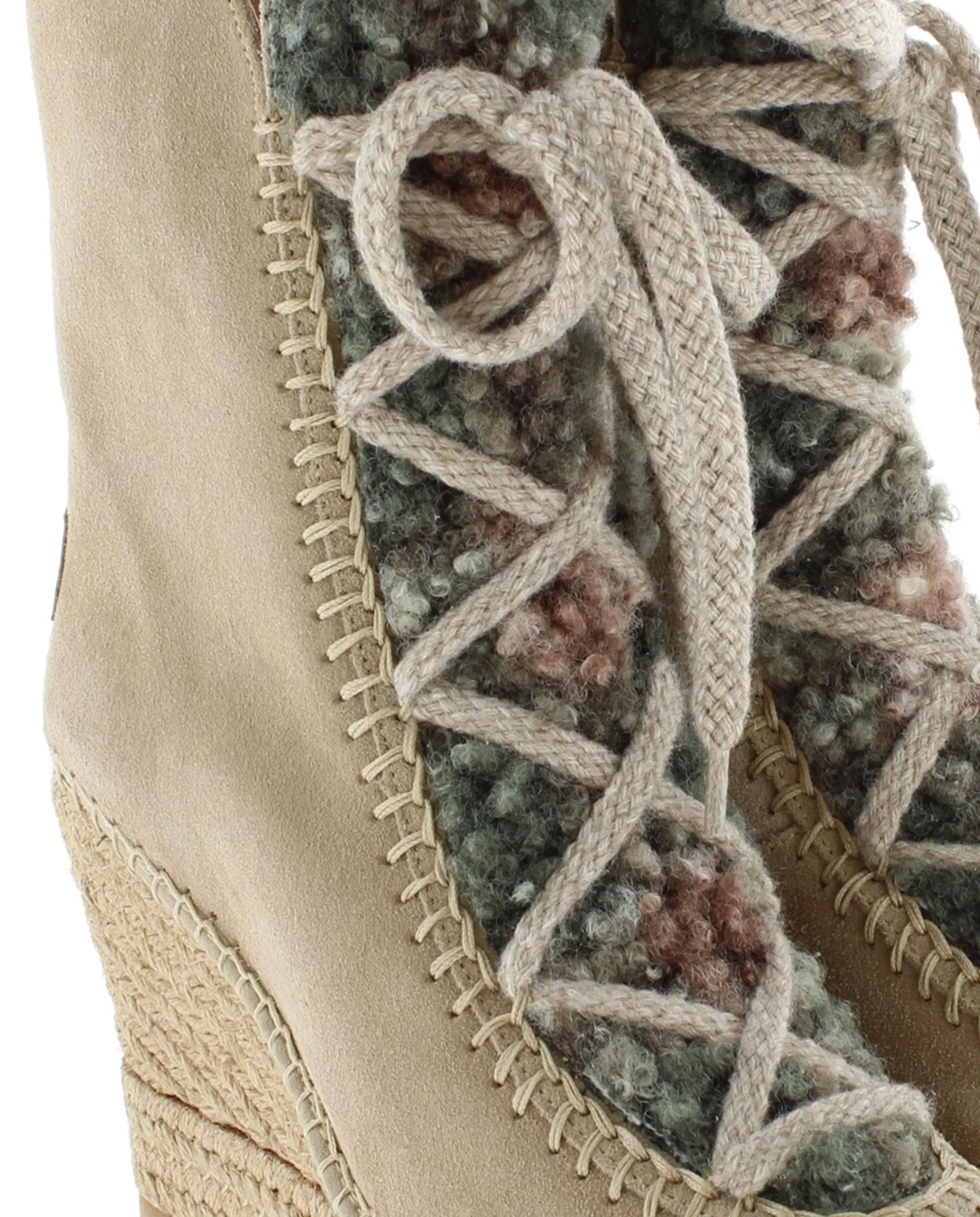 Botin borreguito en serraje arena Tilo 7