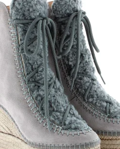 Botin borreguito en serraje gris Tilo 7