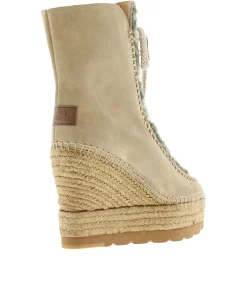 Botin borreguito en serraje arena Tilo 7