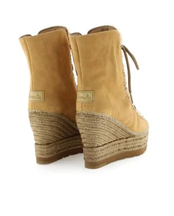 Botin borreguito en serraje camel Tilo 7