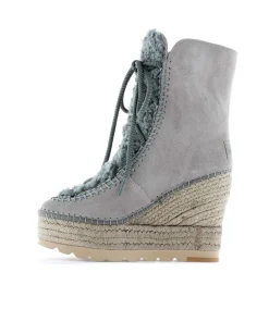 Botin borreguito en serraje gris Tilo 7