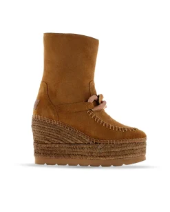 Botin cadena en serraje cuero Tilo 5