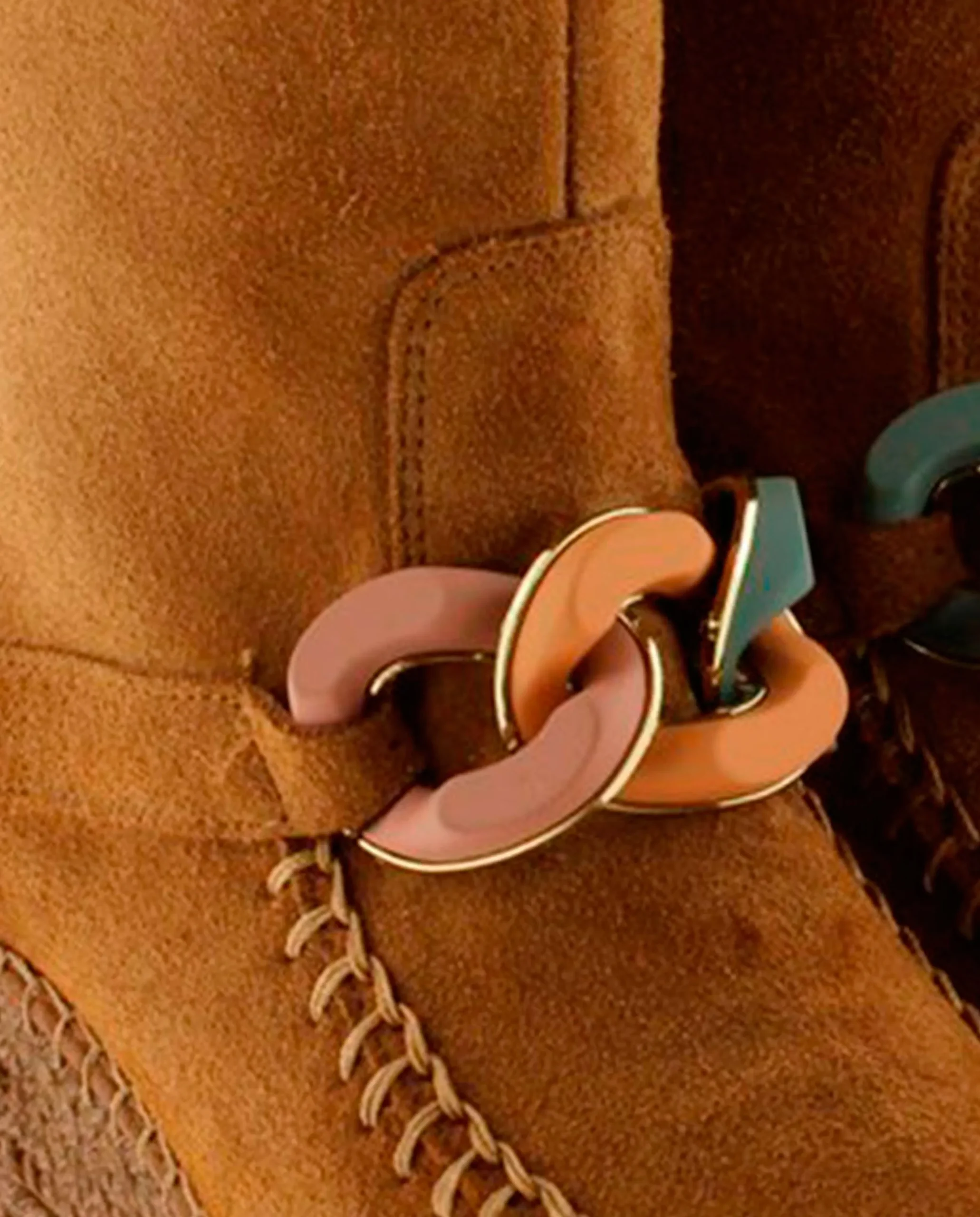 Botin cadena en serraje cuero Tilo 5