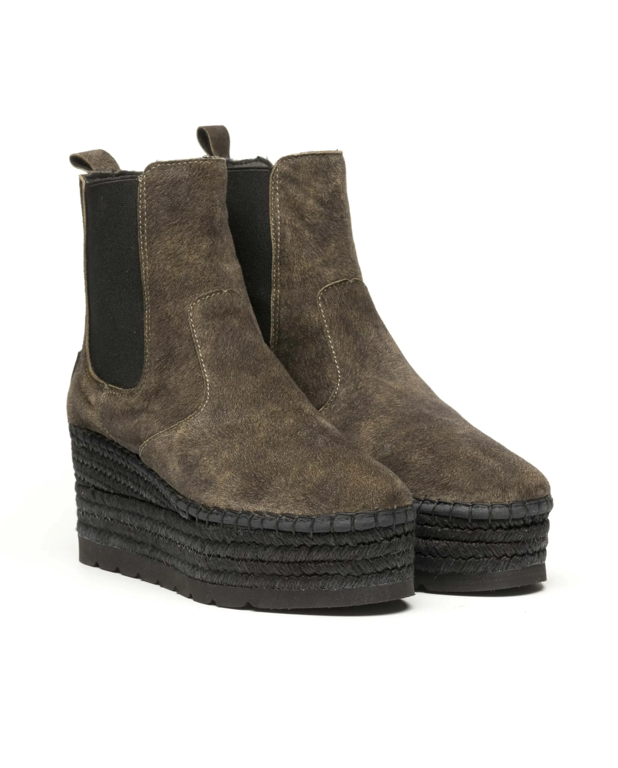 Botin Chelsea en cavallo kaki Creta