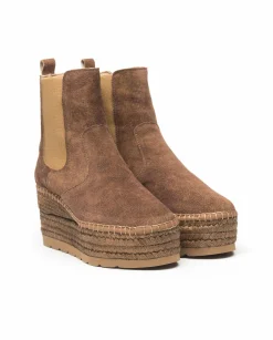 Botin Chelsea en cavallo cuero oscuro Creta