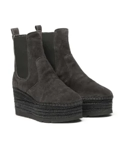 Botin Chelsea en cavallo gris Creta