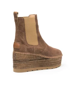 Botin Chelsea en cavallo cuero oscuro Creta