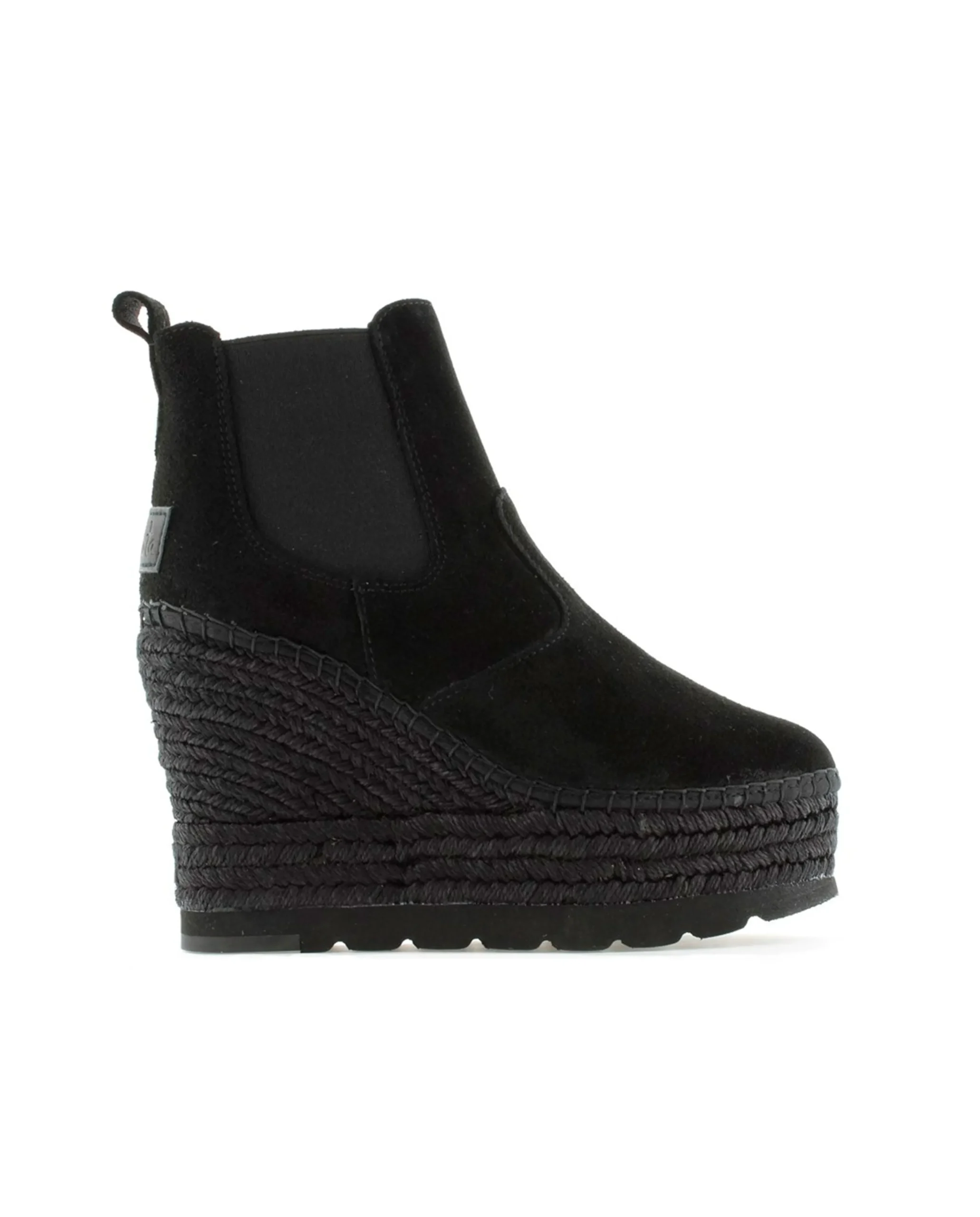 Botin Chelsea en serraje negro Tilo 7