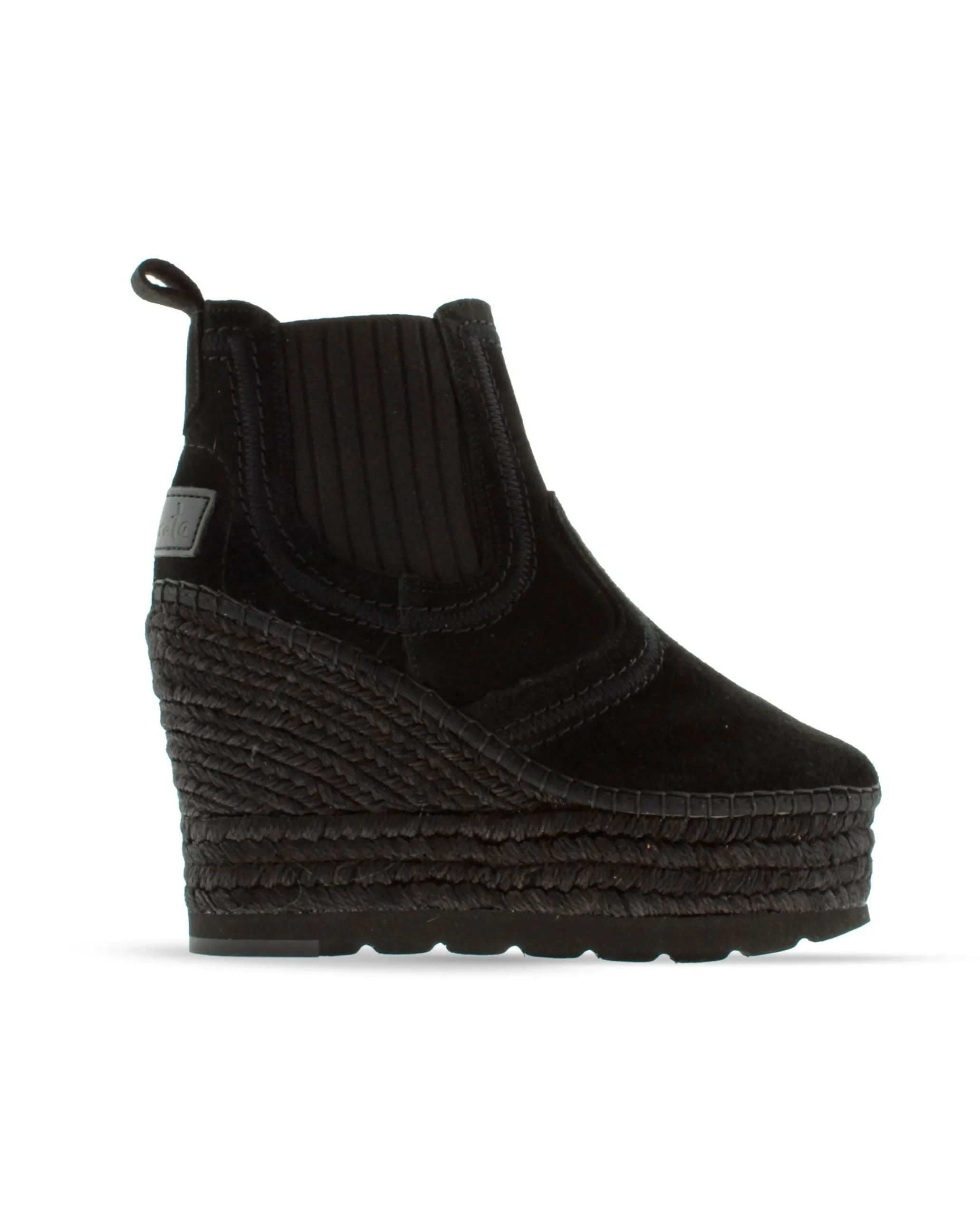 Botin Chelsea en serraje negro Tilo 7