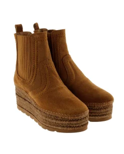 Botin Chelsea en serraje cuero Creta