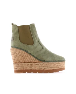 Botin Chelsea en serraje kaki Tilo 7