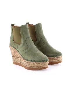 Botin Chelsea en serraje kaki Tilo 7