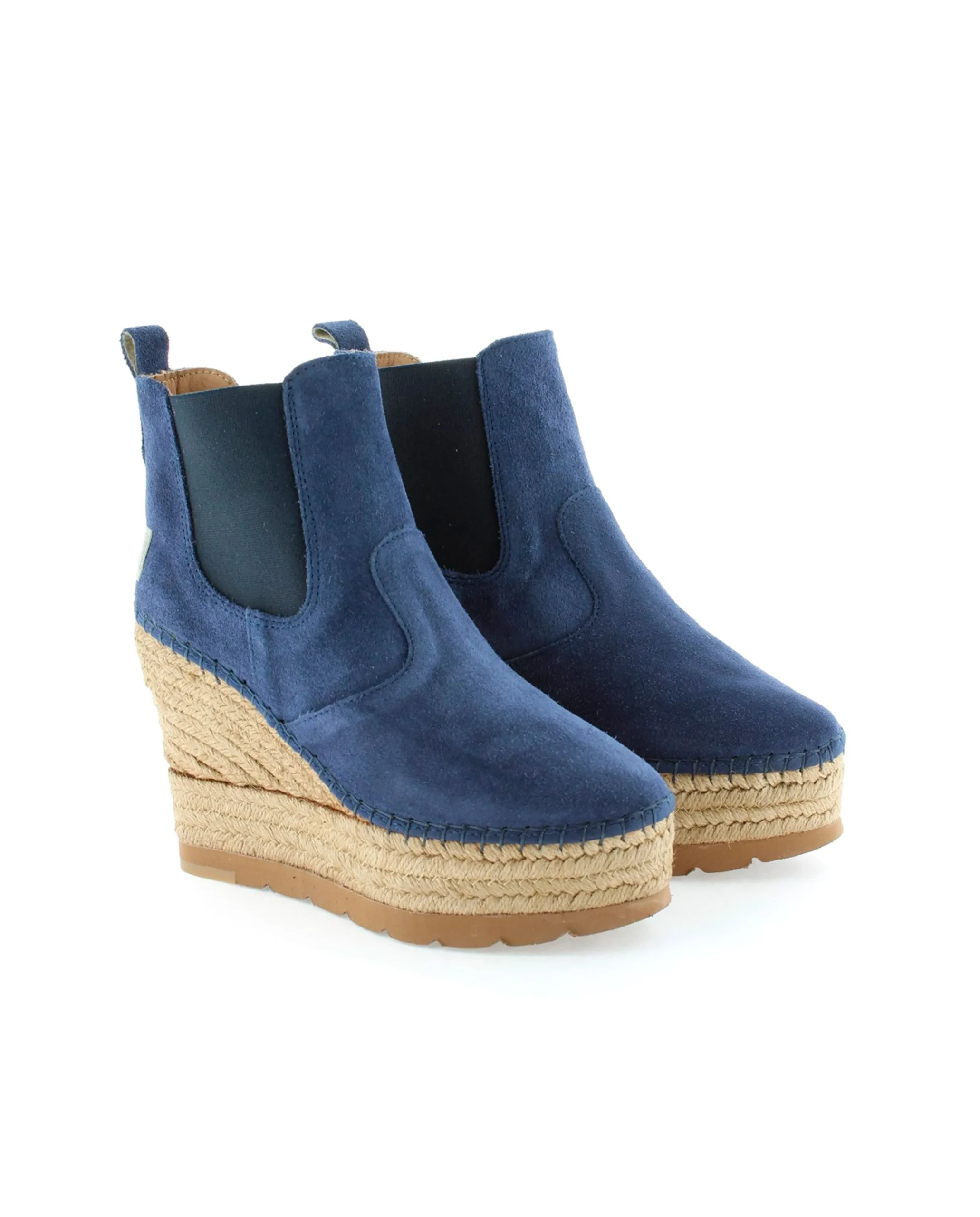 Botin Chelsea en serraje marino Tilo 7