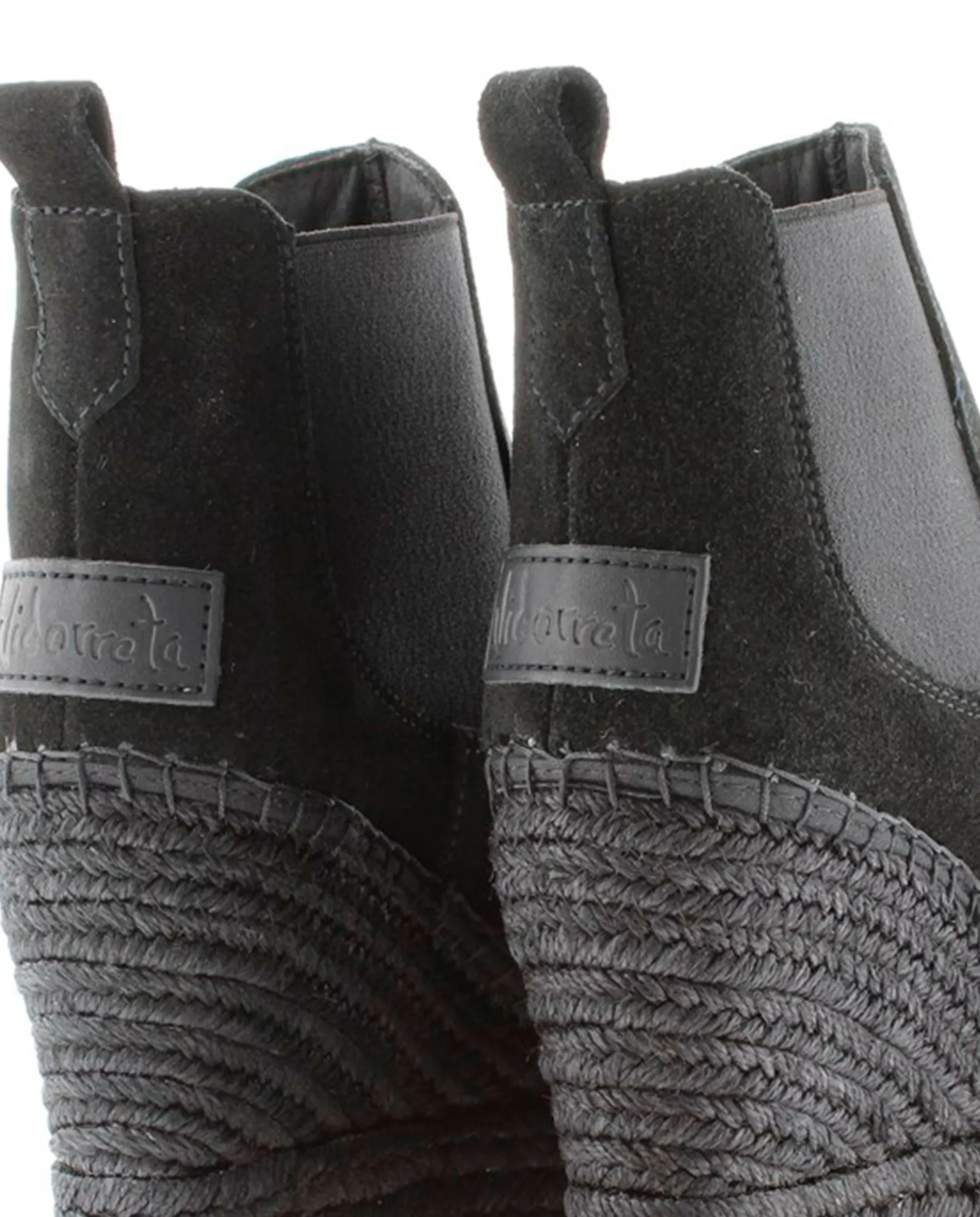 Botin Chelsea en serraje negro Tilo 7