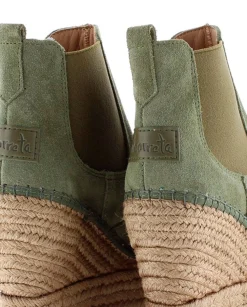 Botin Chelsea en serraje kaki Tilo 7