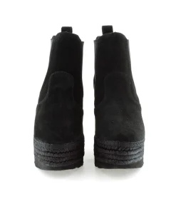 Botin Chelsea en serraje negro Tilo 7