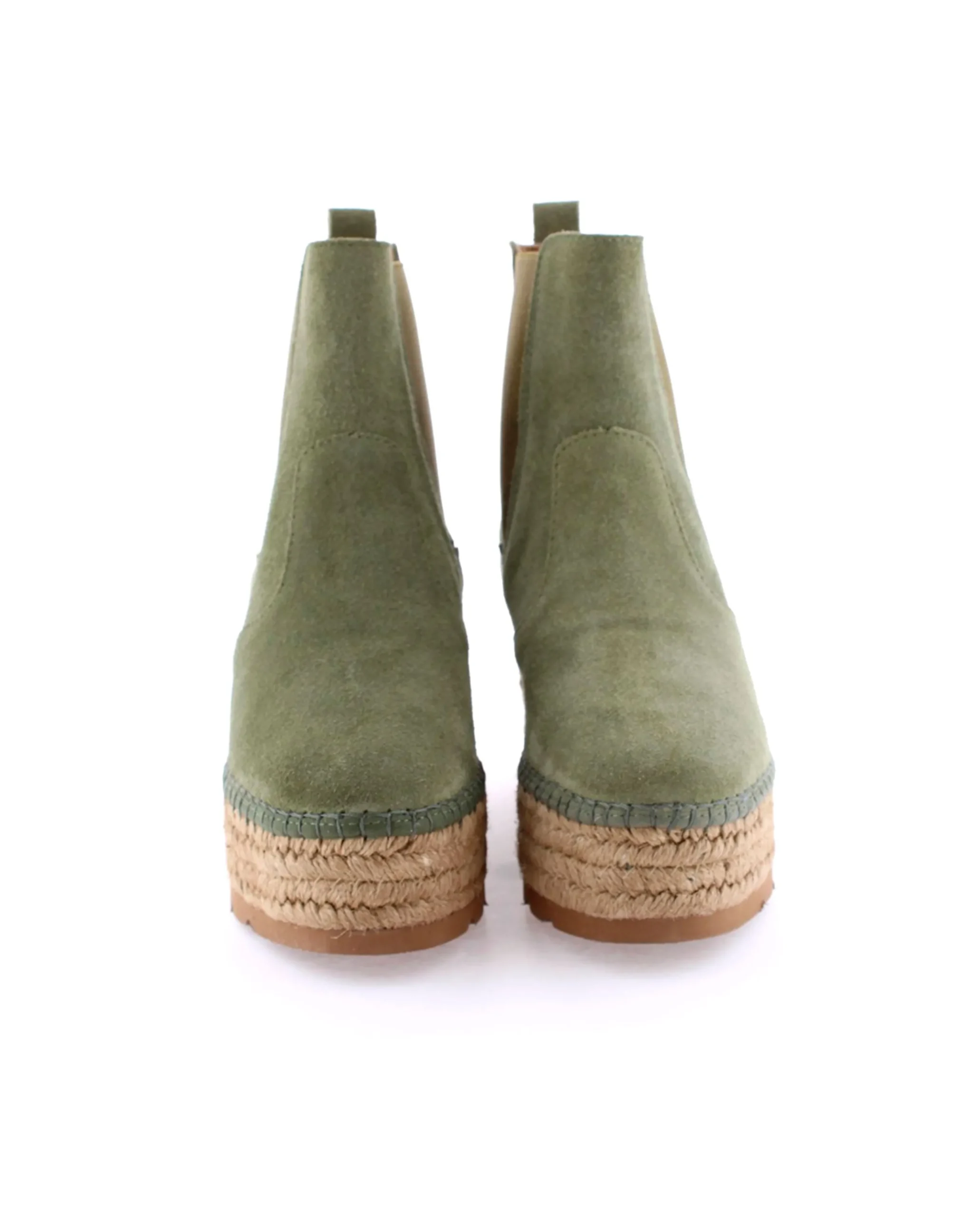 Botin Chelsea en serraje kaki Creta