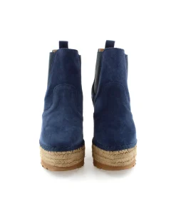 Botin Chelsea en serraje marino Tilo 7