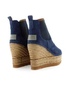 Botin Chelsea en serraje marino Tilo 7