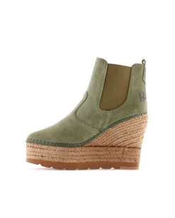 Botin Chelsea en serraje kaki Tilo 7