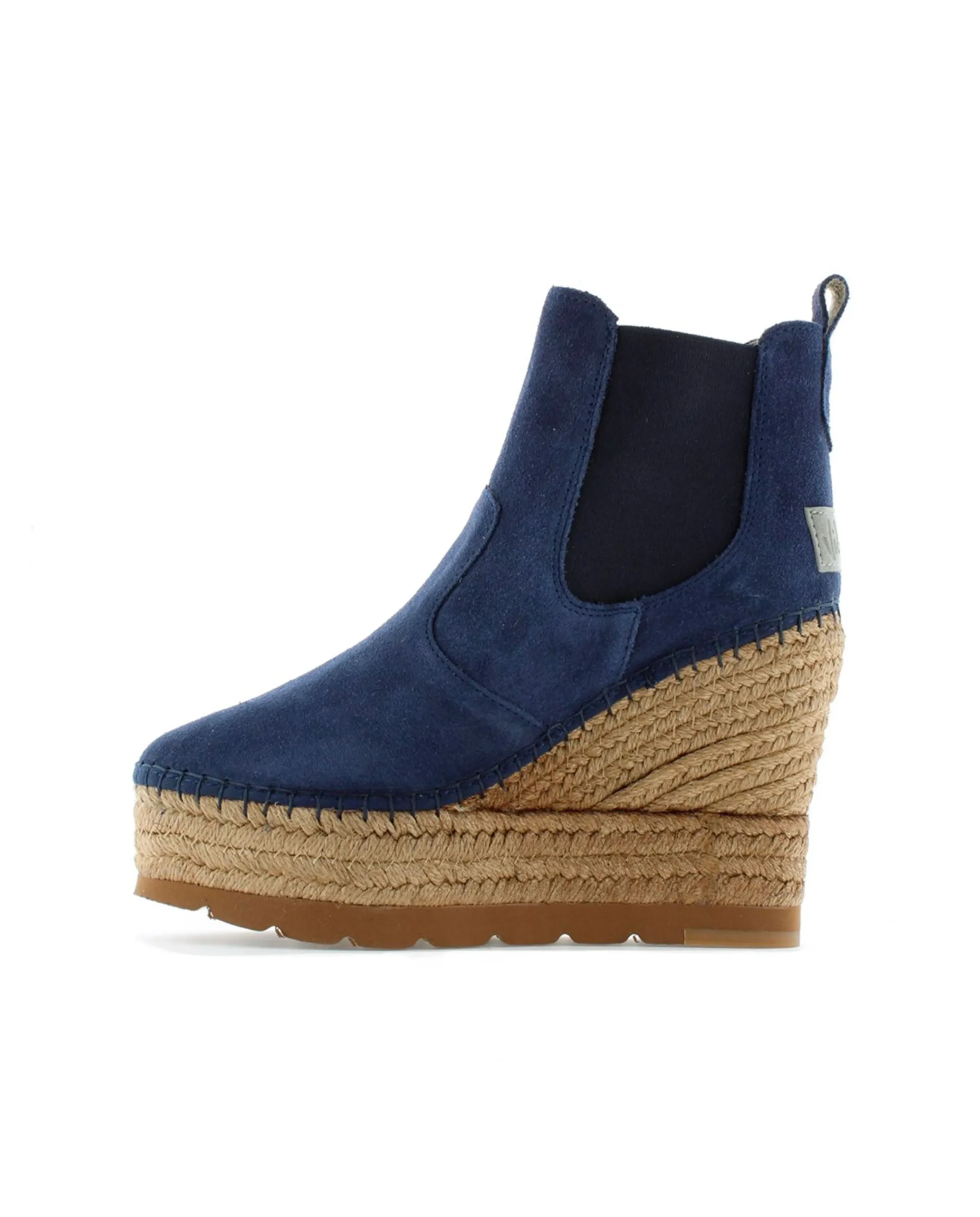 Botin Chelsea en serraje marino Tilo 7