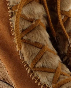 Botin de pelo en serraje cuero Tilo 7