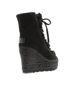 Botin de pelo en serraje negro Tilo 7