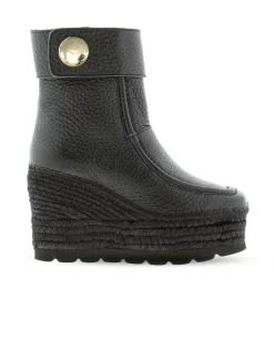 Botin en bost negro Cuba