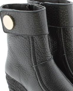 Botin en bost negro Cuba