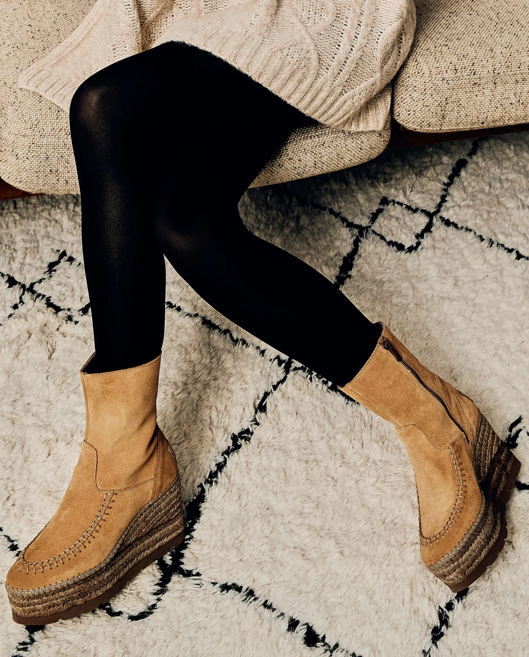 Botin en serraje camel Tilo 5